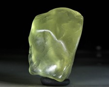 194 ct 100% Natural Libyan Desert Glass Meteorite Rare specimen  1  5/8 ” picture