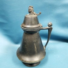 Pairpoint Mfg Quadruple Plate Silver 1710 Women's Face Handle Pitcher Creamer  picture