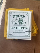 Vintage Pure Old Panther Piss Printer Archive Lot 208 Prints Moonshine Bar Humor picture