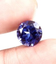9 Carat Natural blue sapphire Beautiful loose gemstone  Round Shape picture