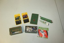 Vintage Singer Sewing Lot Parts Pieces Box Advertising Booklet Presser Foot picture