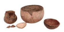 Prehistoric Southwest Pottery Wares Set of 4 picture