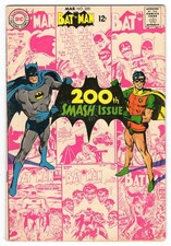 Batman 200 1968 DC Comics VG+ 4.5 Classic Neal Adams Cover Joker Penguin picture