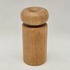 Vintage Nissen Danmark Pepper Mill Danish Modern UFO Top Teak Wood Grinder picture