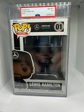 Lewis Hamilton  Funko POP 2022 F1 Racing 01 Mercedes Benz Formula 1  PSA 8.5 picture
