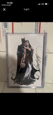 BATMAN 50G J SCOTT CAMPBELL SIGNED WEDDING WHITE VARIANT SDCC NM COA picture