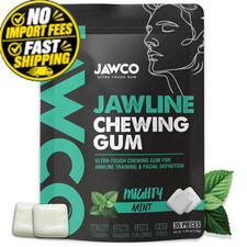 JAWCO Ultra-tough Jawline Chewing Gum | Get a 35 Count (Pack of 1), white picture