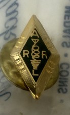 NEW Vintage American Radio Relay League ARRL HAM Radio Blackinton Member Pin picture