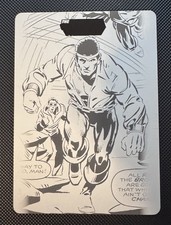 2024 Upper Deck Marvel Infinity Trilogy Power Man 1/1 Black Printing Plate TD-22 picture