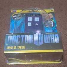 BLUW Wind Up Tardis Collectible Toy Doctor Who Science Fiction 2011 picture