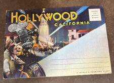 Vintage Hollywood Souvenir Folder / Photos picture