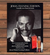 Jovan 1980s Magazine Print Advertisement 1986 Musk Billy Dee Williams picture