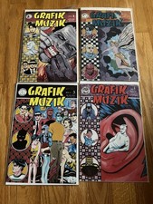 Grafik Muzik Issues 1-4 by Mike Allred 90s Comics Caliber Press Color And B&W picture