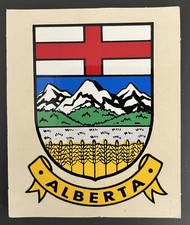1964 Alberta, Canada Souvenir Car window Decals lot of 9 picture