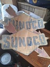 vintage 1960s sunoco paper application stencils picture