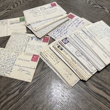 Vintage 30s -60s Used Postcard From All Over The World 50+ picture