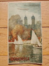 Early 1900s Friedrichshafen Bodensee Tourist Travel Brochure Flying Zeppelin picture