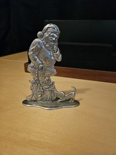 Vtg 1992 Seagull Pewter Stand Figurine Santa Shh Toys Puppy Etain Zinn Canada picture