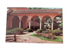 New Mexico NM Patio of Villa Philmonte Garden View Postcard picture