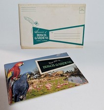 Vintage Busch Gardens Tampa FL Souvenir Guidebook Map Original Envelope 1960s picture
