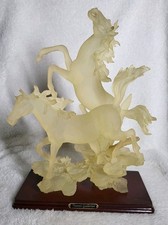 Suanti Galleries — Running Horses Resin Statue - Rare picture