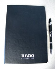 Swiss Watches Advertisement Note Book pen Rado Longines Tag Heuer Movado New picture