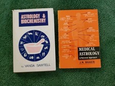 MEDICAL ASTROLOGY, J N BHASIN 1986 + ASTROLOGY & BIOCHEMISTRY, SAWTELL 1970 picture