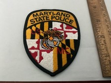 Maryland State Police USMC collectable patch new full size picture