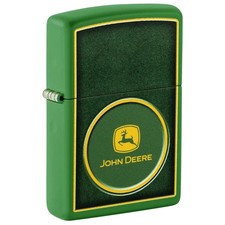 Zippo 47396, John Deere Turf Design, Moss Green Lighter, NEW picture