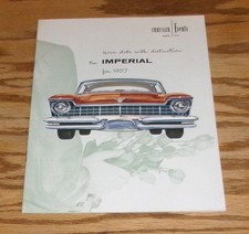 Original 1957 Chrysler Events Magazine Brochure Imperial March picture