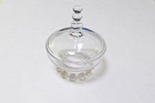 Vintage Imperial Glass Candlewick Powder Puff Jar picture