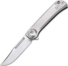 DREAM TECH D4055TG Manual Folding Pocketknife D2 Titanium Frame Lock Gray picture