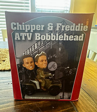 MLB Chipper Jones & Freddie Freeman ATV Bobblehead Plastic Sports Figure picture