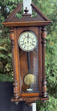 Antique C 1905 Gustav Becker Vienna Regulator Wall Clock - SEE VIDEO picture