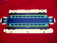 VINTAGE VIA RAIL CANADA PAPER FOLD OUT TOY TRAIN PASSENGER CAR picture