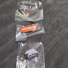 3 Souvenir Lapel Pins: Manitoba Bear, North Dakota Legend, American Legion 2016 picture