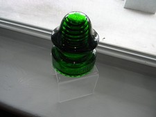 Vintage CD-164 Dark Emerald Green McLaughlin 2 0 Insulator picture