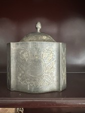 Gorgeous Ornate Tea Caddy Trinket Lid Felt - Bottom 4.5