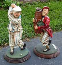 1999 Larry Harmon Pictures Laurel & Hardy Statues Golfing Statues - 25
