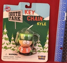 New Sealed Vintage 1998 South Park KYLE Fun 4 All Key Chain Vinyl picture