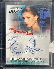 2002 Rittenhouse James Bond Die Another Day Rosamund Pike Auto Autograph A5 picture