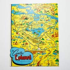 Vintage Coates Cupboard Hotel Restaurant Menu St. Louis County Minnesota picture