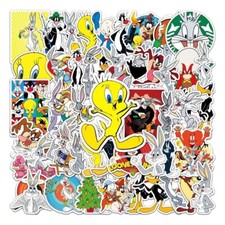 Looney Tunes Sticker Packs Water Resistant Laptop Decals Bugs Bunny Tweety Bird picture