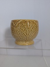 Vintage Crown Devon Yellow Cabbage Jam Pot Preserves Retro Kitsch *No Lid* picture