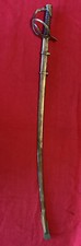 Fine 19th/early 20th C. European boys dress sword & scabbard, brass mounts picture