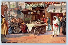 c1910's Cairo Egypt Cairo Street Scene Oilette Tuck Unposted Antique Postcard picture