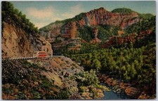 Flagstaff Arizona, Oak Creek Canyon, Scenic Trips of Southwest, Vintage Postcard picture