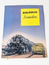 Vintage BALDWIN Locomotive Works Magazine WWII October 1943 USSR Aid picture