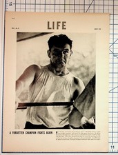 1937 LIFE Magazine Boxing Joe Louis Braddock Schmeling Chicago Fight Ephemera picture