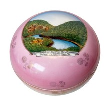 DELAWARE WATER GAP PA Pennsylvania Antique Souvenir TRINKET BOX picture